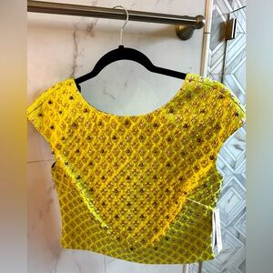 NWT Phoebe by Kay Unger beaded top size 2